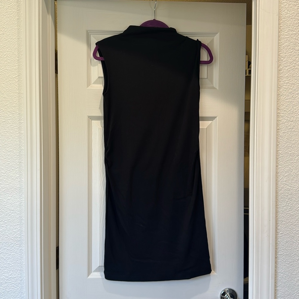 Ribbed maternity dress